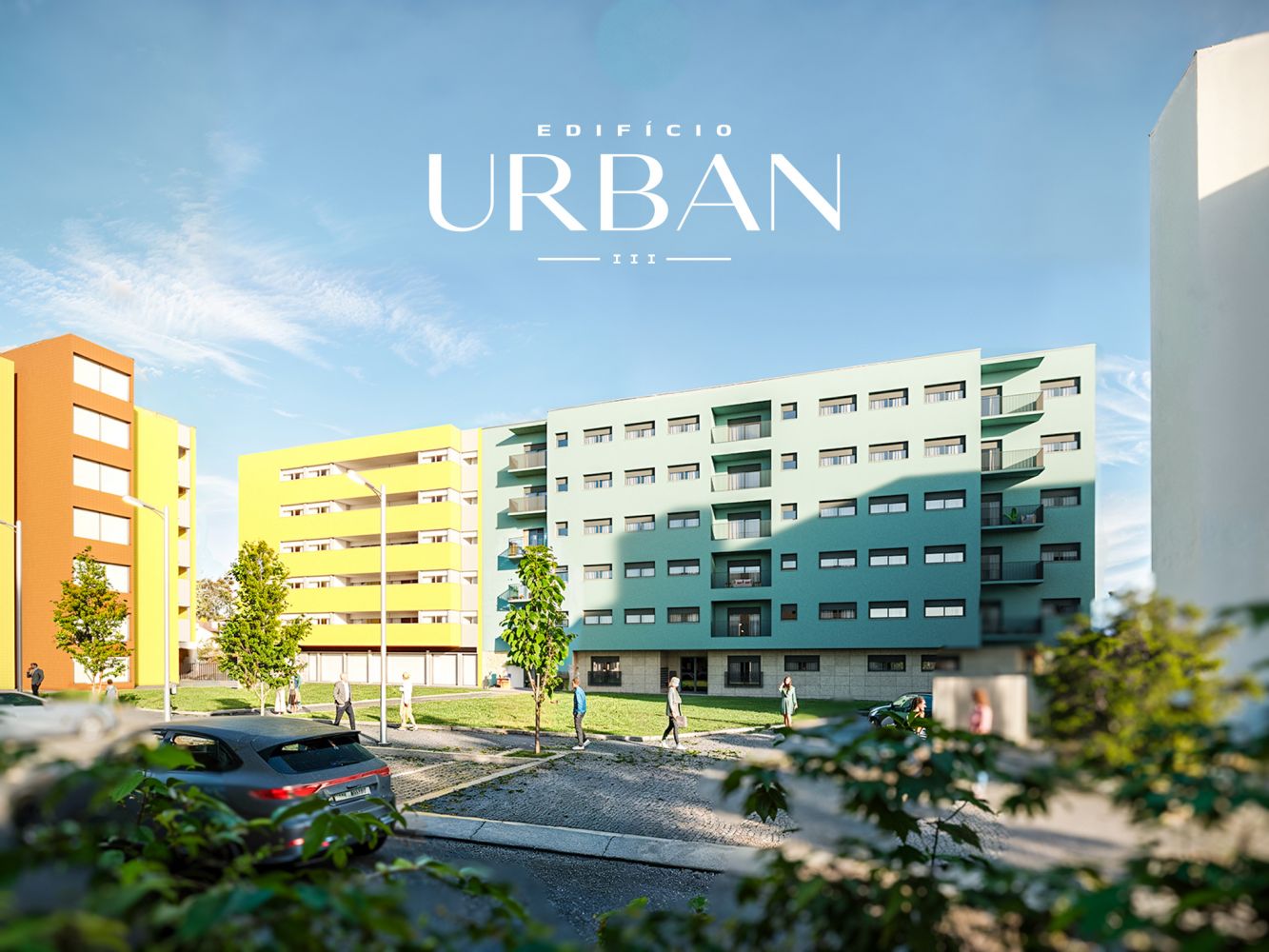 Apartamento T2 com varanda e terraço na Maia